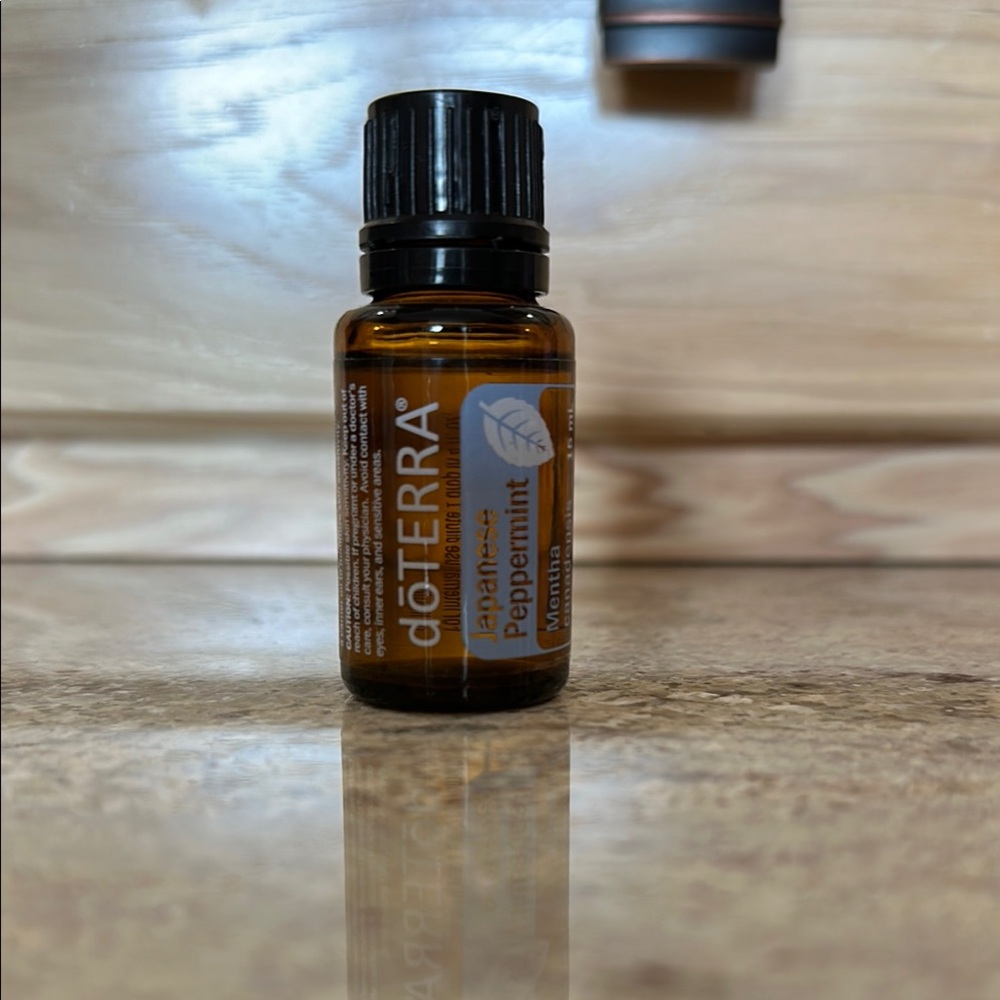 doTERRA Peppermint Oil in Amber Bottle